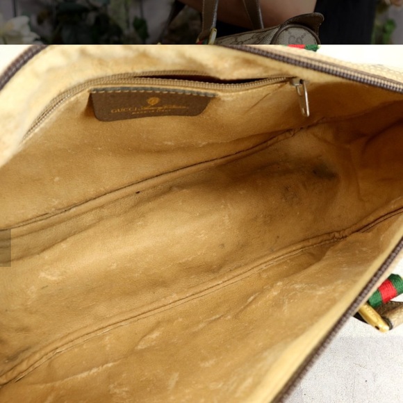 Gucci Beige and Dark Brown Shoulder Bag - Picture 9 of 11